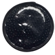 a black plush gel beads hot / cold pack circle