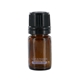 aerial view a lavender essential oil in 5 ml mini dropper bottle, image 1 of 2