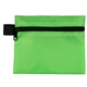 aerial view a green sanitime plus 9 piece hand sanitizer healthy living pack in zipper kit components inserted into zipper kit, image 1 of 2