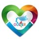 a custom heart shaped microfiber cleaning cloth