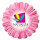 a custom full color die cut flower magnet
