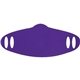 a purple simple fabric face mask