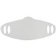 a white simple fabric face mask
