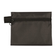 aerial view a black 13 piece mask sanitizing safety kit inserted into zipper pack, image 1 of 3