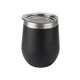 a black 12 oz stainless cup