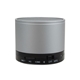 aerial view a silver ultimate bluetooth portable speaker, image 1 of 2