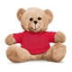 aerial view a red 7 teddy bear, image 1 of 2