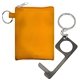 aerial view a orange no touch stretchy set, image 1 of 2