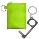 aerial view a green no touch stretchy set, image 1 of 2