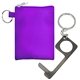 aerial view a purple no touch stretchy set, image 1 of 2