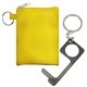 aerial view a yellow no touch stretchy set, image 1 of 2