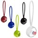 a group of camilla vanilla scented lip moisturizer ball with leash strap