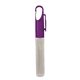 aerial view a frosted tube with purple cap 10ml cleanz sanitizer spray pens, image 1 of 2