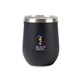 aerial view a matte black corkcicle(r) stemless wine cup - 12 oz, image 1 of 6