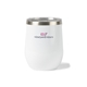 aerial view a gloss white corkcicle(r) stemless wine cup - 12 oz, image 1 of 9