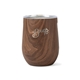 aerial view a walnut corkcicle(r) stemless wine cup - 12 oz, image 1 of 5