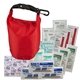 aerial view a red caringhands(tm) essentials kit, image 1 of 2
