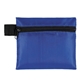 aerial view a blue triton 6 piece easy safety first kit in zipper pack, image 1 of 2