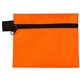 aerial view a orange triton 6 piece easy safety first kit in zipper pack, image 1 of 2
