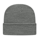 a heather knit cap with cuff