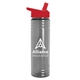 a smoke bottle & red lid slim water bottle