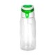 aerial view a green trendy 25 oz recycled bottle, image 1 of 2