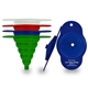 a group of cooks choice collapsible silicone funnel