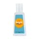 aerial view a clear 1 oz hand sanitizer, image 1 of 3
