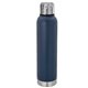 aerial view a navy blue earthtrendz(tm) 17 oz mod trail vacuum water bottle, image 1 of 4
