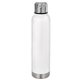 aerial view a white earthtrendz(tm) 17 oz mod trail vacuum water bottle, image 1 of 2