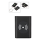aerial view a black ul cert tri - way wireless power bank - 5000 mah, image 1 of 9