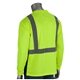 aerial view a yellow class 2 long sleeve 50+ upf t - shirt, image 1 of 4