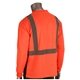 aerial view a orange class 2 long sleeve 50+ upf t - shirt, image 1 of 4