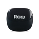 aerial view a black optima tws earbud w / wireless charging case, image 1 of 6