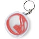 aerial view a red earbud and eyewear leash, image 1 of 6