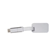 aerial view a white multi - function taggy usb cable, image 1 of 2