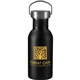 aerial view a black thor 20 oz stainless sports bottle, image 1 of 3