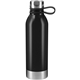 aerial view a black perth single - walled stainless steel 25 oz sports water bottle, image 1 of 2