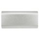aerial view a silver ul 3600 voyager power bank, image 1 of 2