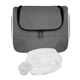 aerial view a grey/white ridge locking lid set, image 1 of 3
