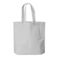 aerial view a white econo non - woven gusset bag, image 1 of 2