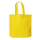 aerial view a yellow econo non - woven gusset bag, image 1 of 2