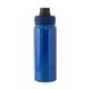 aerial view a blue vacuum water bottle, image 1 of 2