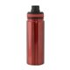 aerial view a red vacuum water bottle, image 1 of 2