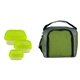 aerial view a green up front square portion control set, image 1 of 2