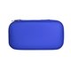 aerial view a blue deluxe electronic cord organizer case, image 1 of 2