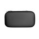 aerial view a black deluxe electronic cord organizer case, image 1 of 2