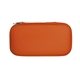 aerial view a orange deluxe electronic cord organizer case, image 1 of 2