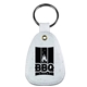aerial view a granite microhalt(tm) western saddle key tag, image 1 of 2