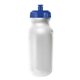 a blue lid & frosted bottle microhalt(tm) 20 oz value cycle bottle with push n pull cap